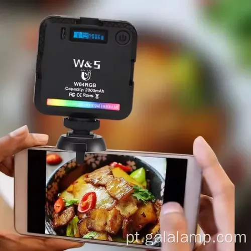 Luz de selfie portátil para fotos de vídeo de alta qualidade